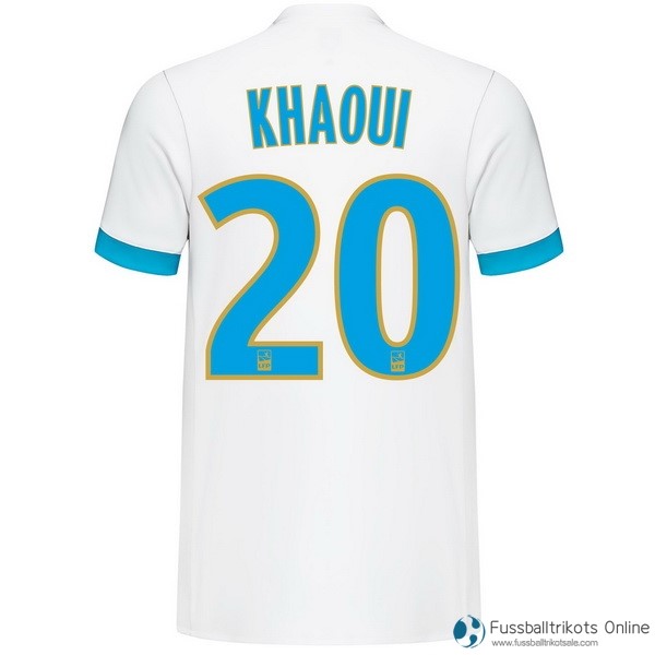 Marseille Trikot Heim Khaoui 2017-18 Fussballtrikots Günstig